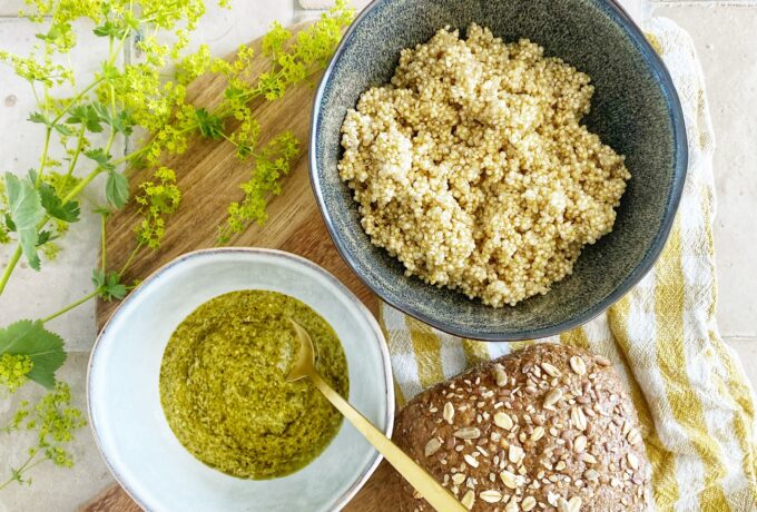 Gierst met kruidensaus 3