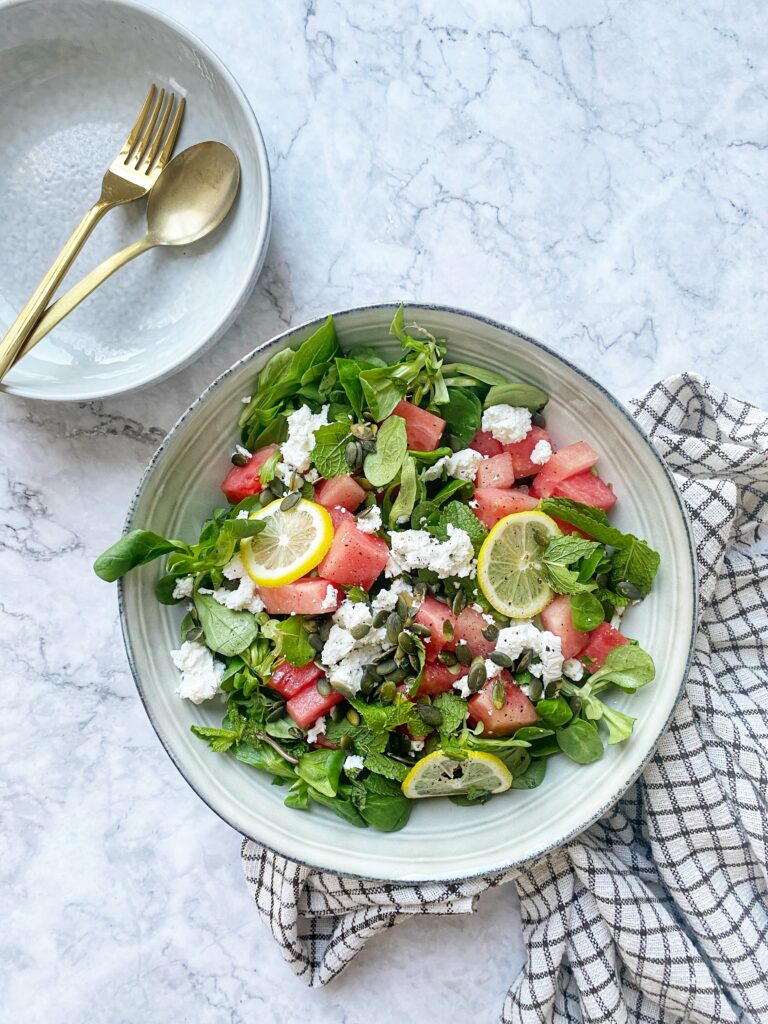 Meloensalade met postelein 3