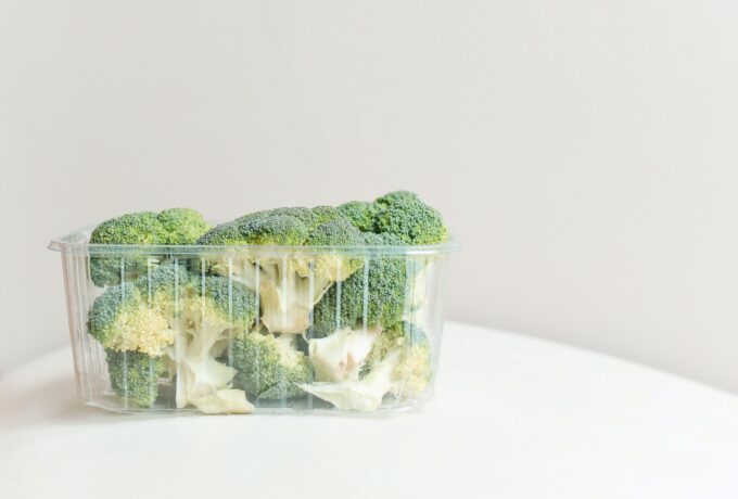 broccoli in plastic