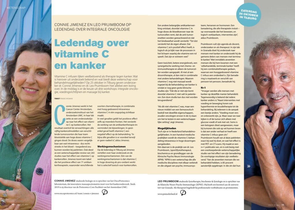Jimenez en Pruimboom op ledendag over vitamine C en kanker 3