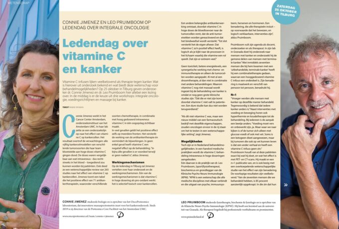 Jimenez en Pruimboom op ledendag over vitamine C en kanker 3