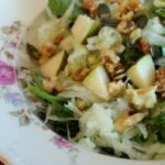 Lunchsalade met koolrabi, waterkers en walnoten 4