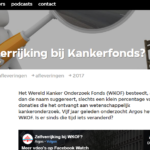 Bent u ook door WKOF 'in de mailing' genomen? 4