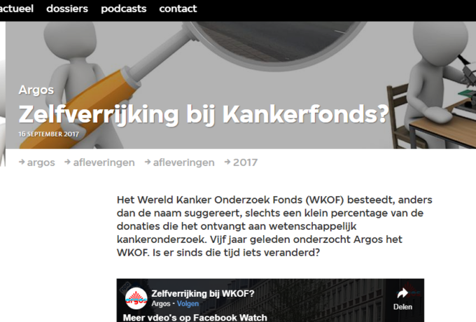 Bent u ook door WKOF 'in de mailing' genomen? 12 Bent u ook door WKOF 'in de mailing' genomen? 12