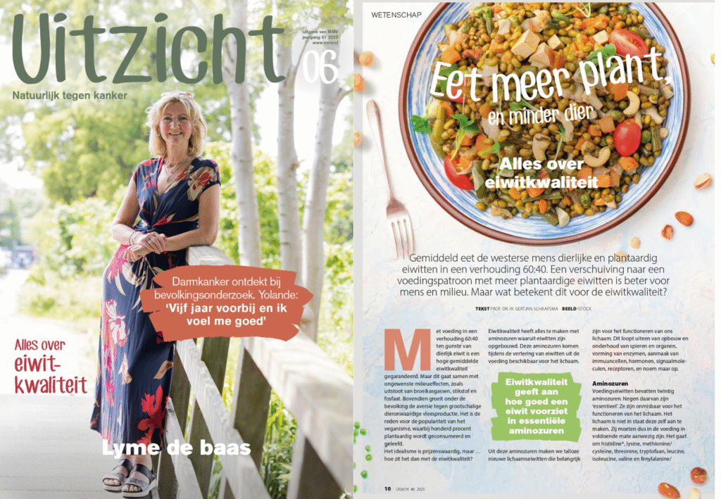 Uitzicht met aandacht voor Lyme en alles over eiwitkwaliteit 3 Uitzicht met aandacht voor Lyme en alles over eiwitkwaliteit 3