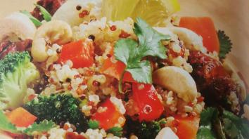 Quinoa met groenten en cashewnoten 4