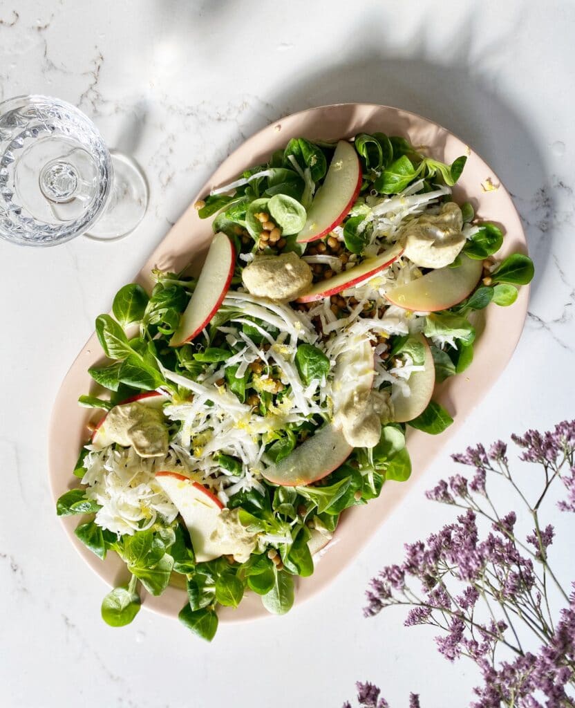 Salade met linzen en knolselderij 3