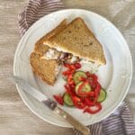 Warme sandwich met shiitake 3