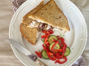 Warme sandwich met shiitake 7