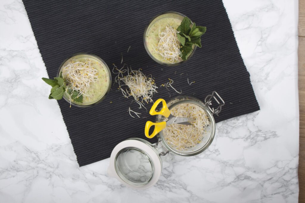 Smoothie met kiemen 3 Smoothie met kiemen 3
