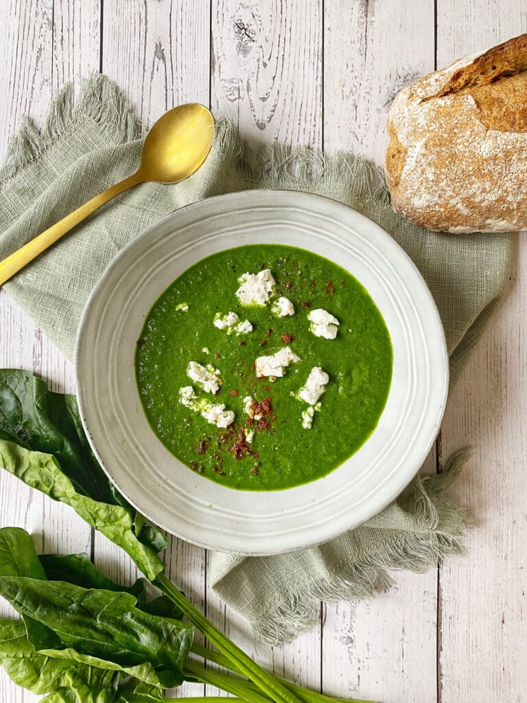 Spinazie gazpacho met geitenkaas 3