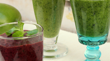 Diverse groene smoothies 6