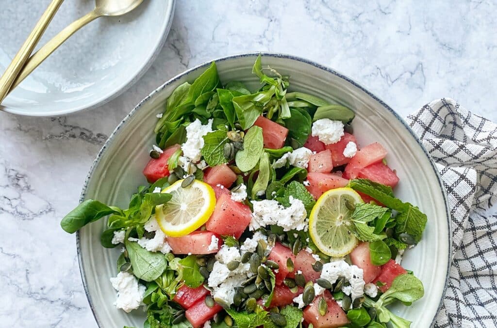 Watermeloensalade