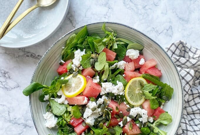 Watermeloensalade