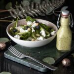 Groene salade met kiwidressing 5